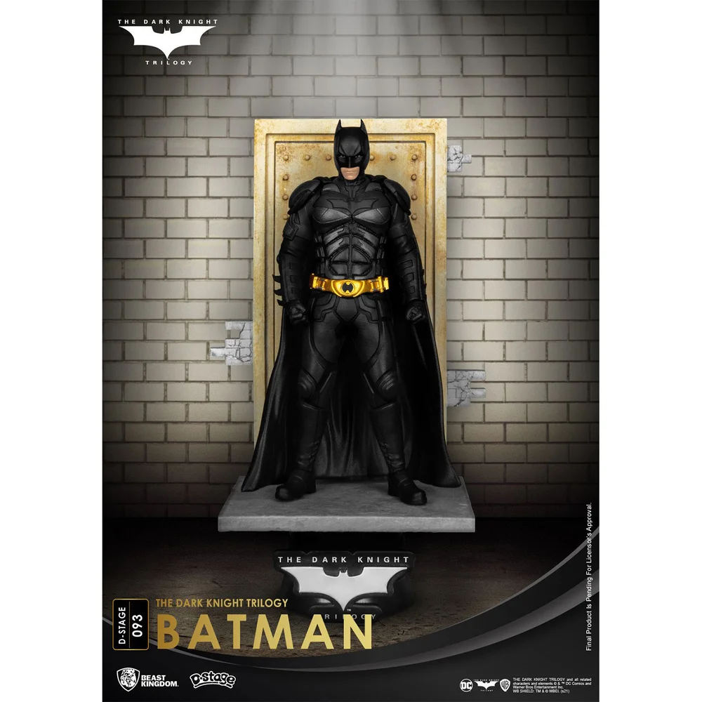 Beast Kingdom DC Comics D-Stage PVC Diorama The Dark Knight Trilogy Batman 16 cm Afbeelding 1