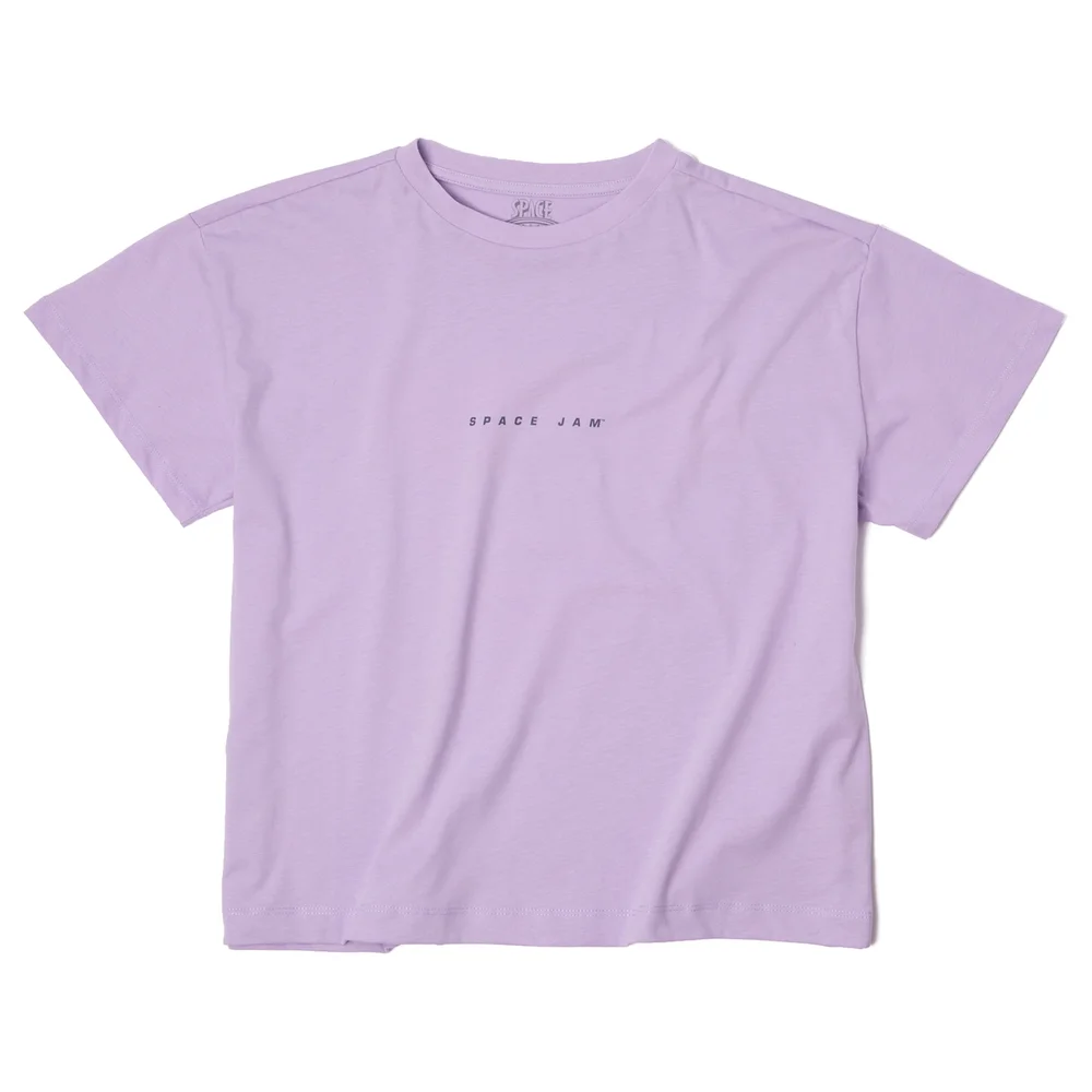 Space Jam Women's Cropped T-Shirt - Lilac - XS - Lilac Afbeelding 1