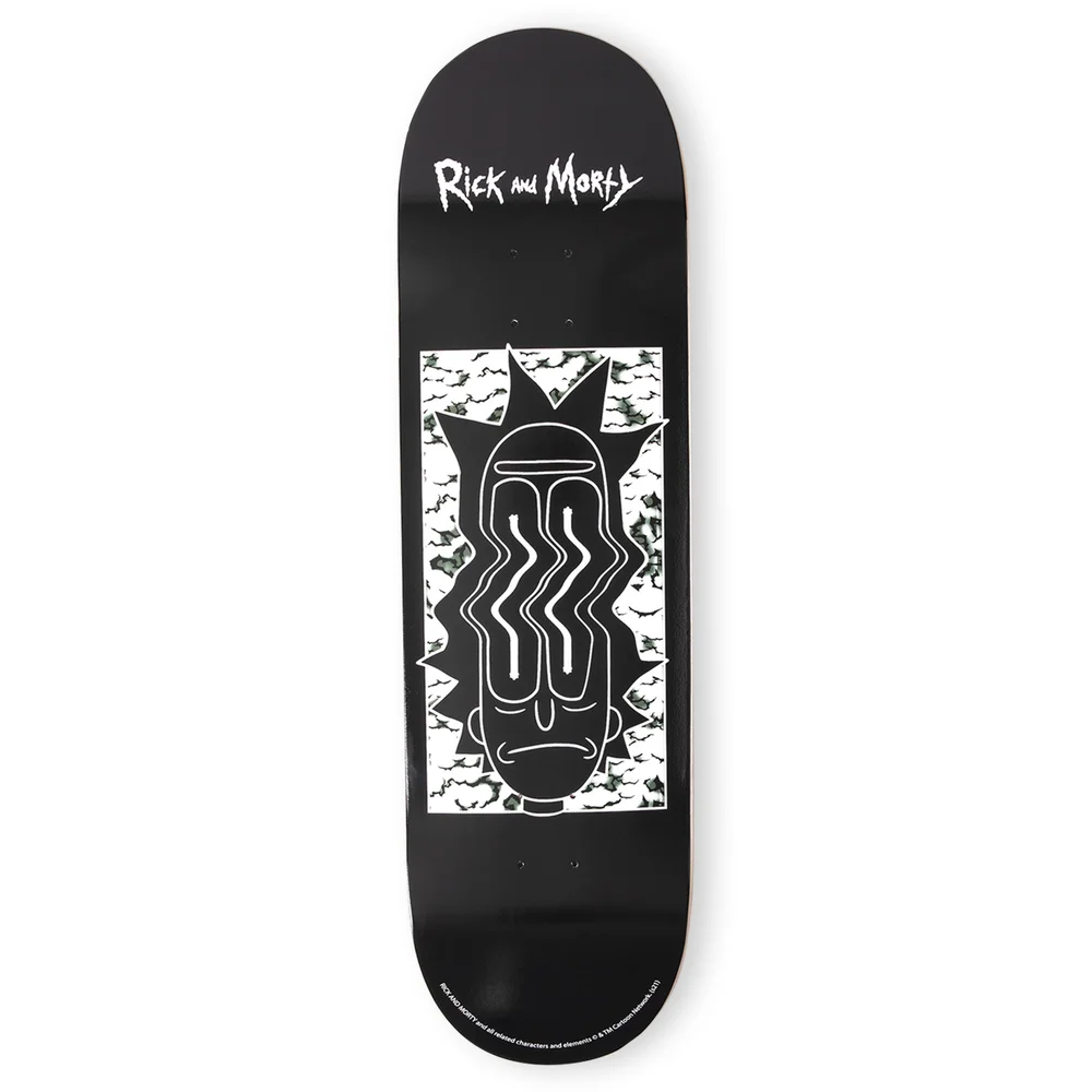 Rick And Morty DUST! Exclusive SkateBoard Deck - Wave Glitch Afbeelding 1