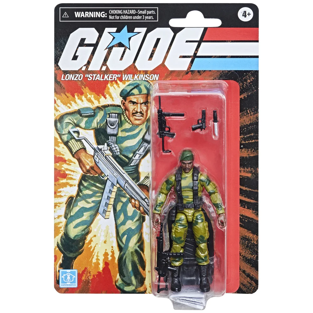 Hasbro G.I. Joe Retro Collection Lonzo “Stalker” Wilkinson Action Figure Afbeelding 1