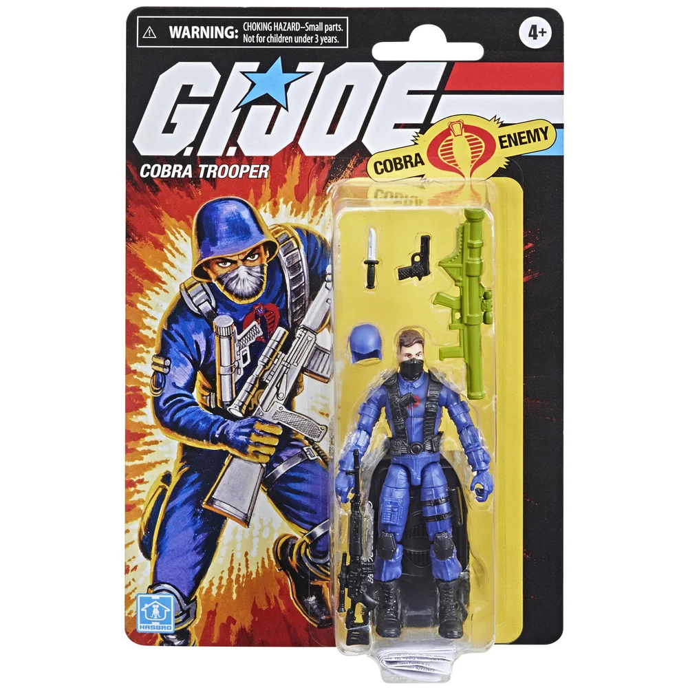 Hasbro G.I. Joe Retro Collection Cobra Trooper Action Figure Afbeelding 1