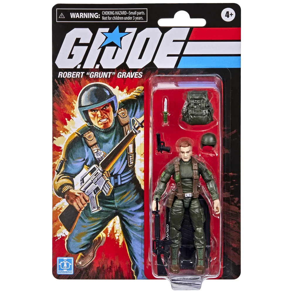 Hasbro G.I. Joe Retro Collection Robert “Grunt” Graves Action Figure Afbeelding 1