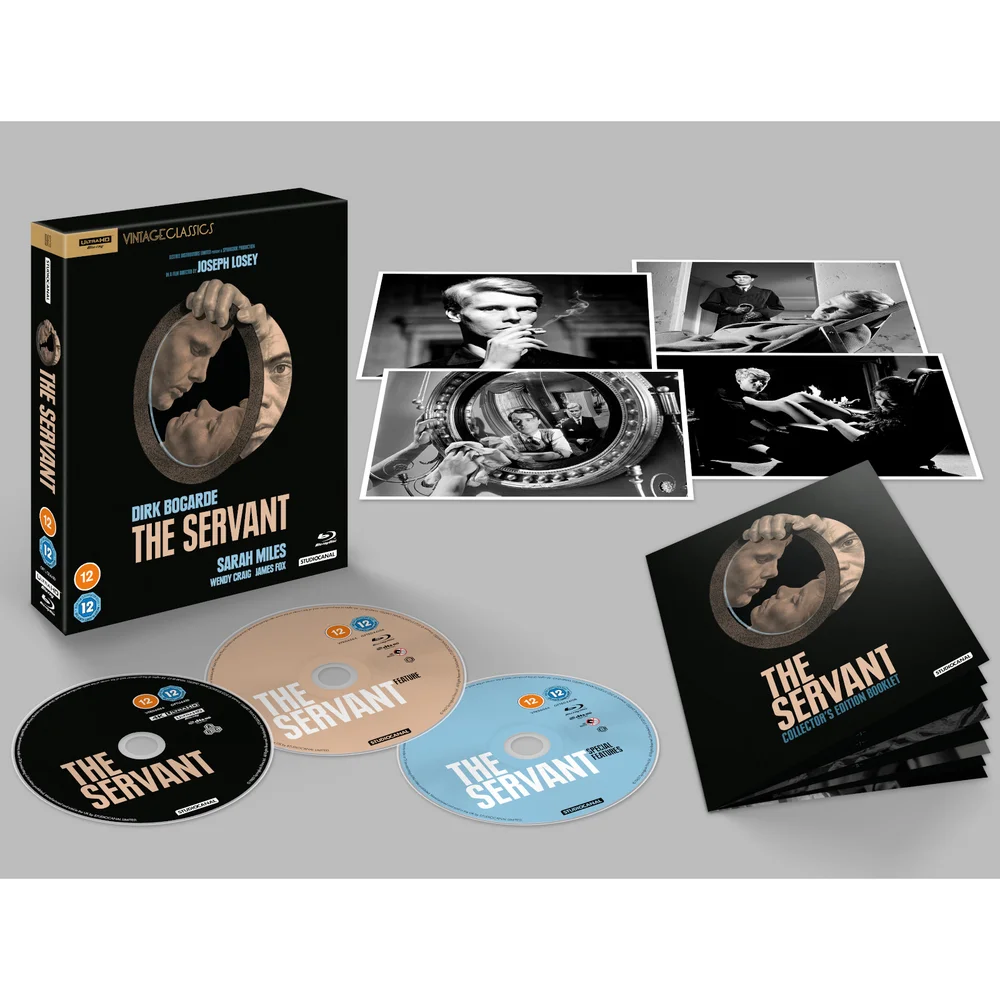 The Servant (Vintage Classics) - 4K Ultra HD Collector's Edition Afbeelding 1