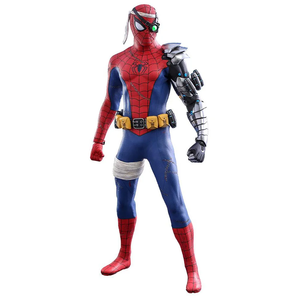Hot Toys Spider-Man Videogame Masterpiece Action Figure 1/6 Cyborg Spider-Man Suit 2021 Toy Fair Exclusive Afbeelding 1