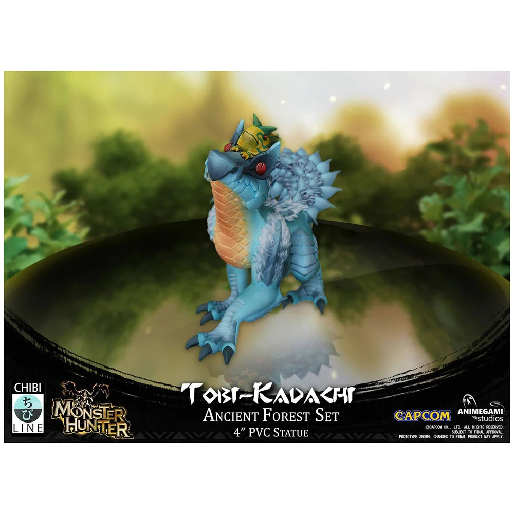 Anemigami Monster Hunter PVC Statue Tobi-Kadachi 10 cm Afbeelding 1