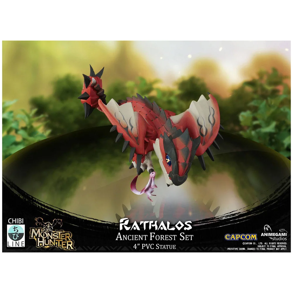Anemigami Monster Hunter PVC Statue Rathalos 10 cm Afbeelding 1