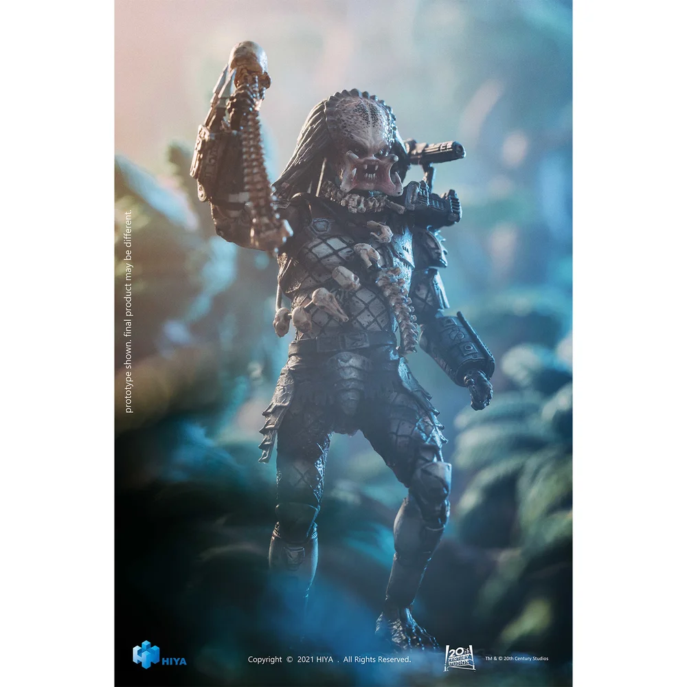 HIYA Toys Predator Exquisite Mini 1/18 Scale Figure - Open Mouth Jungle Predator Afbeelding 1