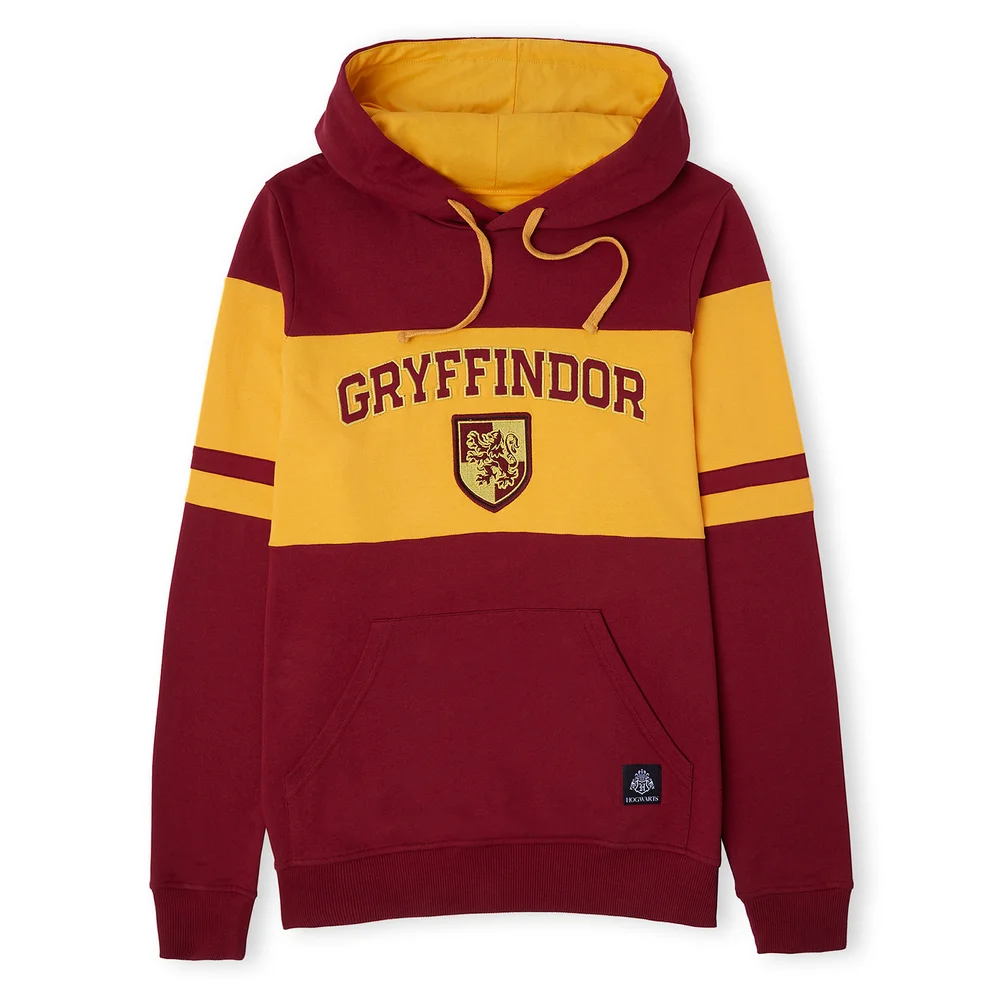 Gryffindor House Panelled Hoodie - Burgundy - XS Afbeelding 1
