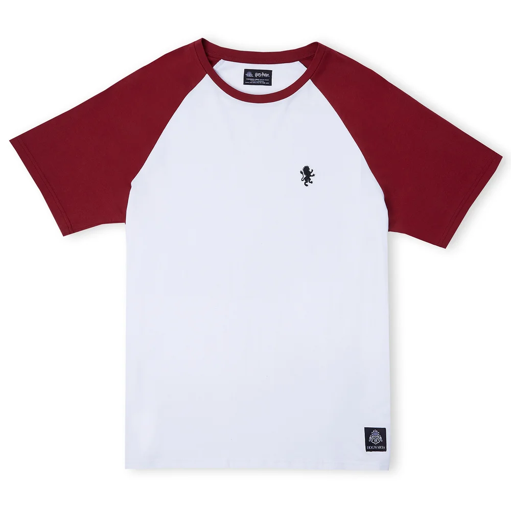 Gryffindor House Panelled T-Shirt - Burgundy - XS Afbeelding 1