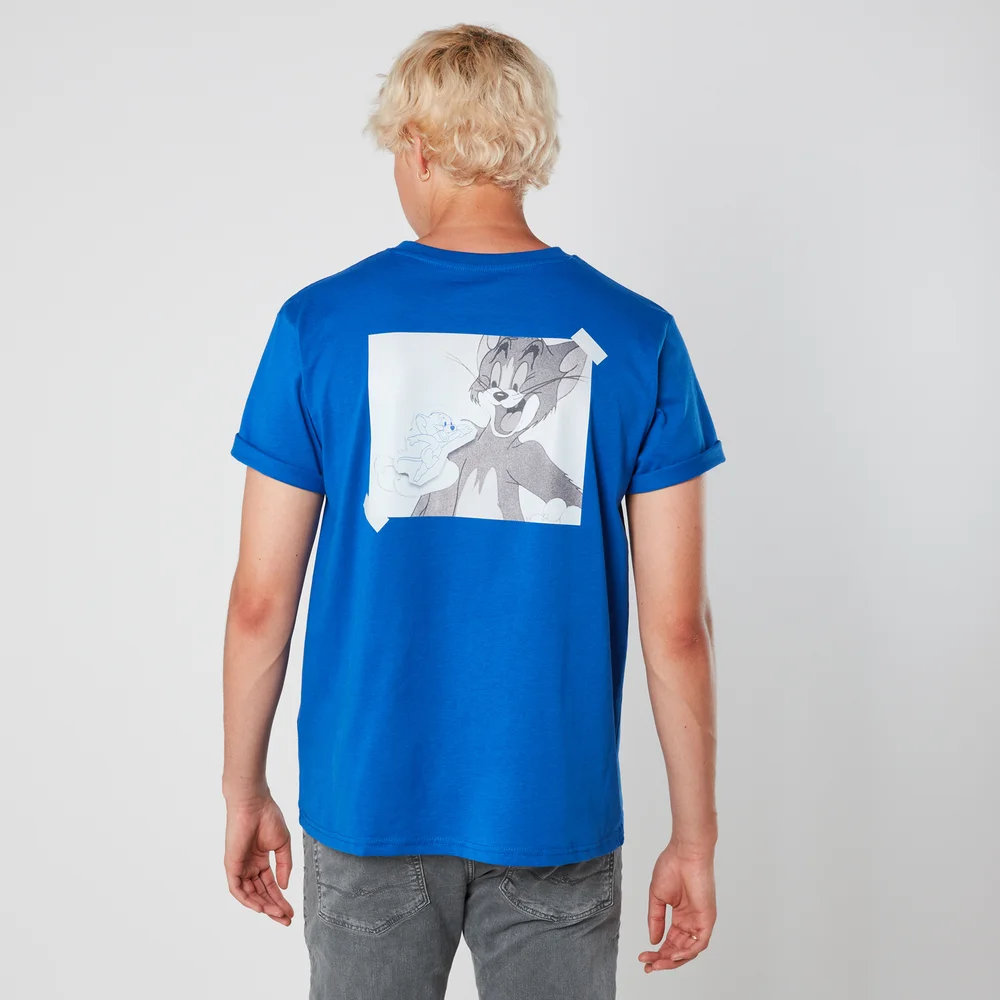 Tom & Jerry Photo Moment Men's T-Shirt - Blue - S Afbeelding 1