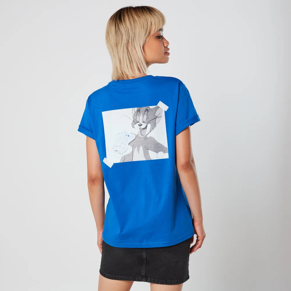 Tom & Jerry Photo Moment Women's T-Shirt - Blue - XS Afbeelding 1