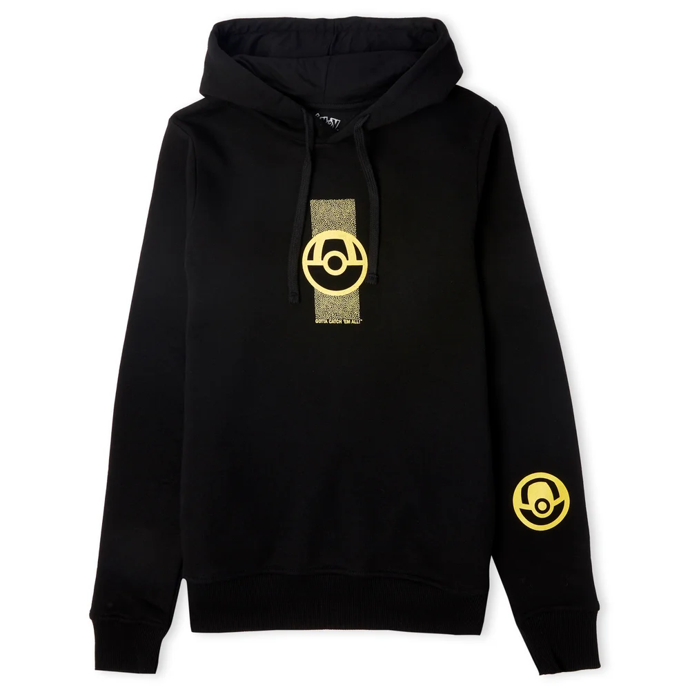 Pokémon Ultra Ball Unisex Hoodie - Black - L Afbeelding 1