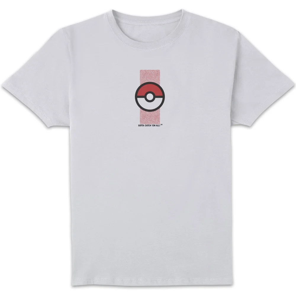 Pokémon Pokéball Unisex T-Shirt - White - S Afbeelding 1