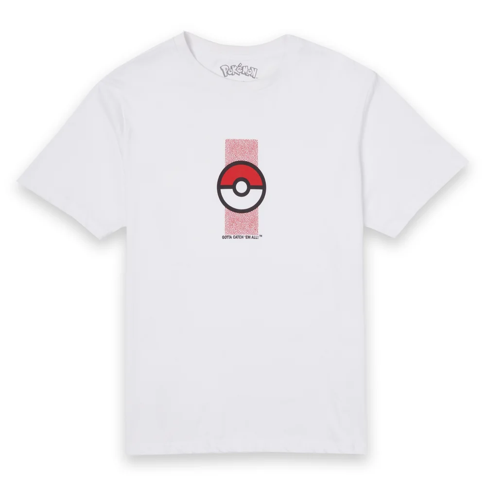 Pokémon Pokéball Unisex T-Shirt - White - S Afbeelding 1