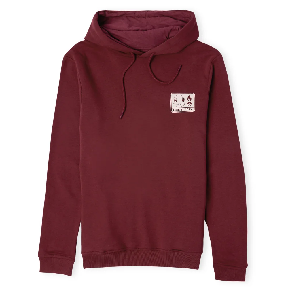 Pokémon Woodland Fire Safety Unisex Hoodie - Burgundy - S Afbeelding 1