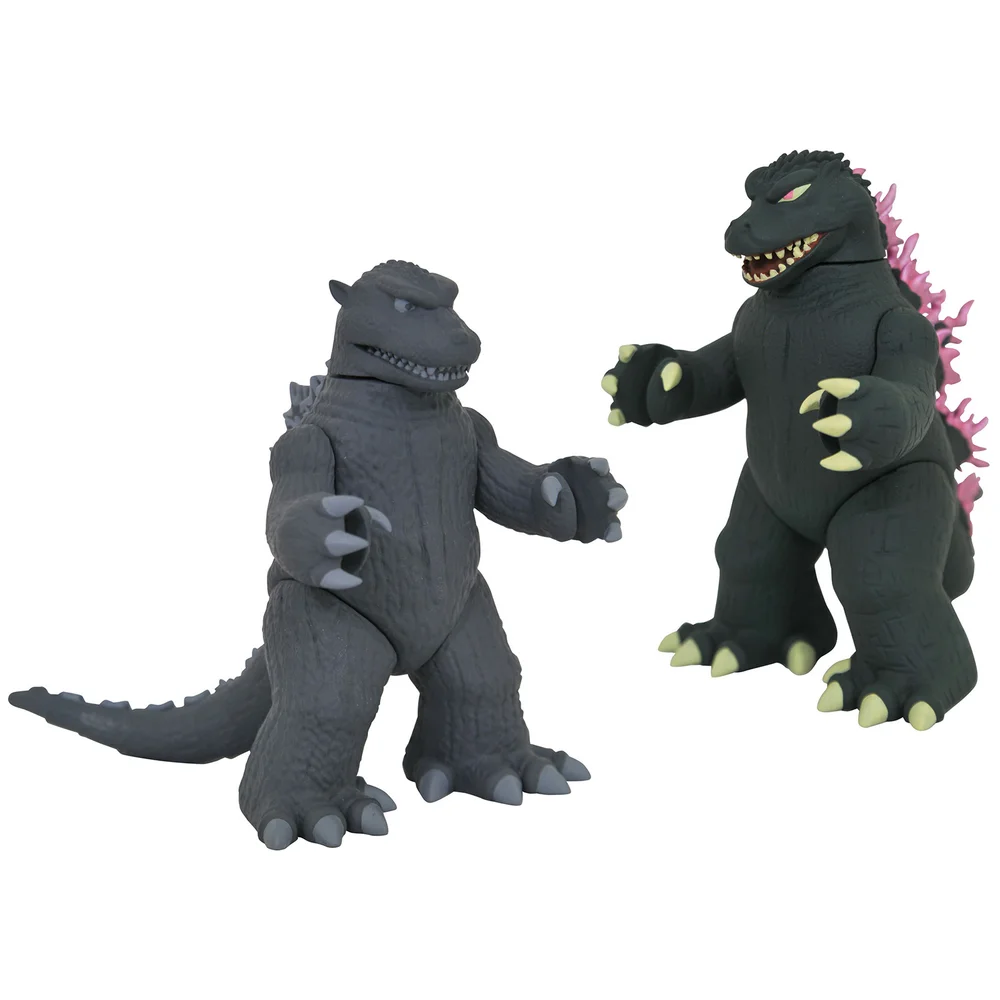 Diamond Select Godzilla Vinimate 2-Pack - Godzilla (1954) & Godzilla (1999) Afbeelding 1