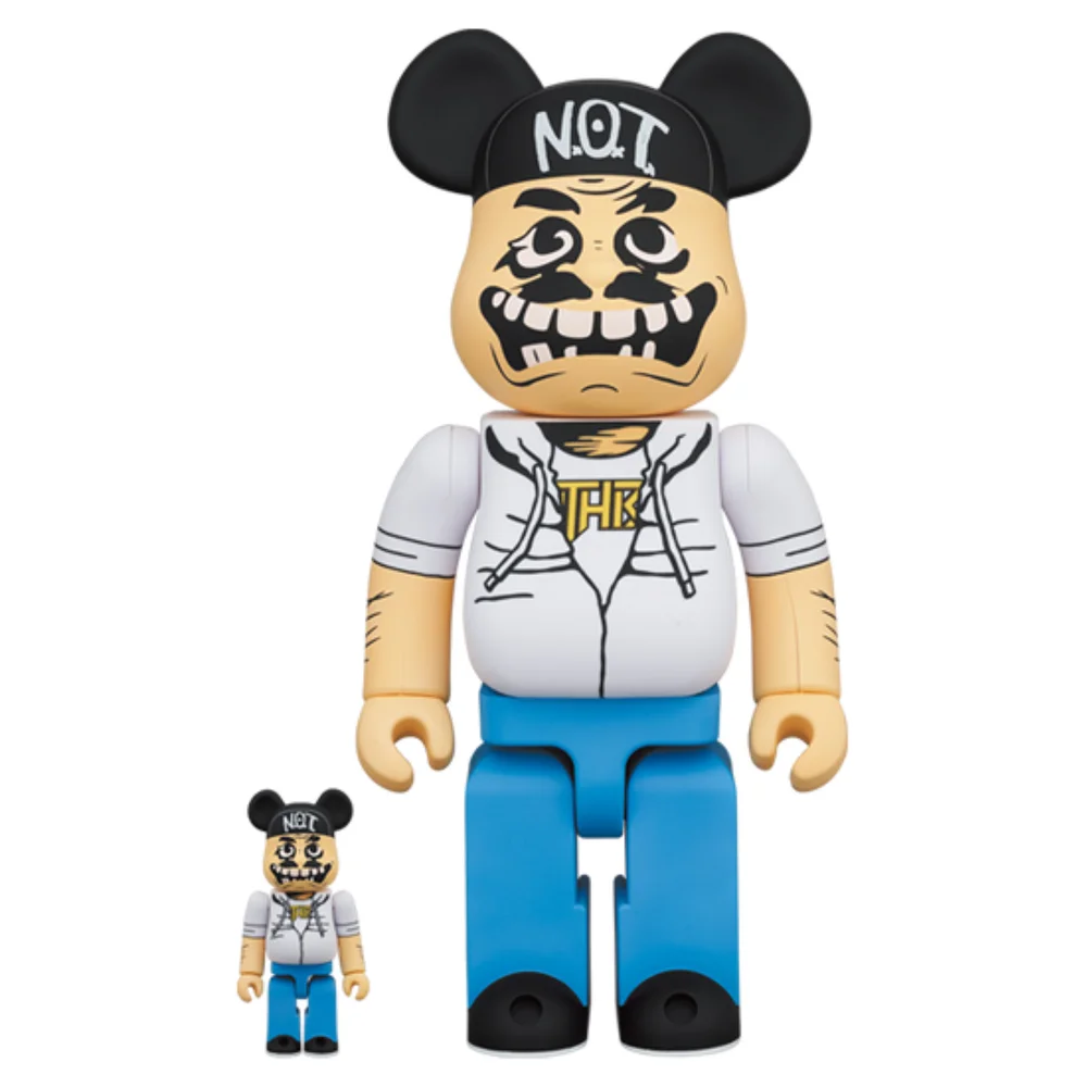 Medicom Anthrax Not Man 100% X 400% Be@rbrick 2-Pack Afbeelding 1