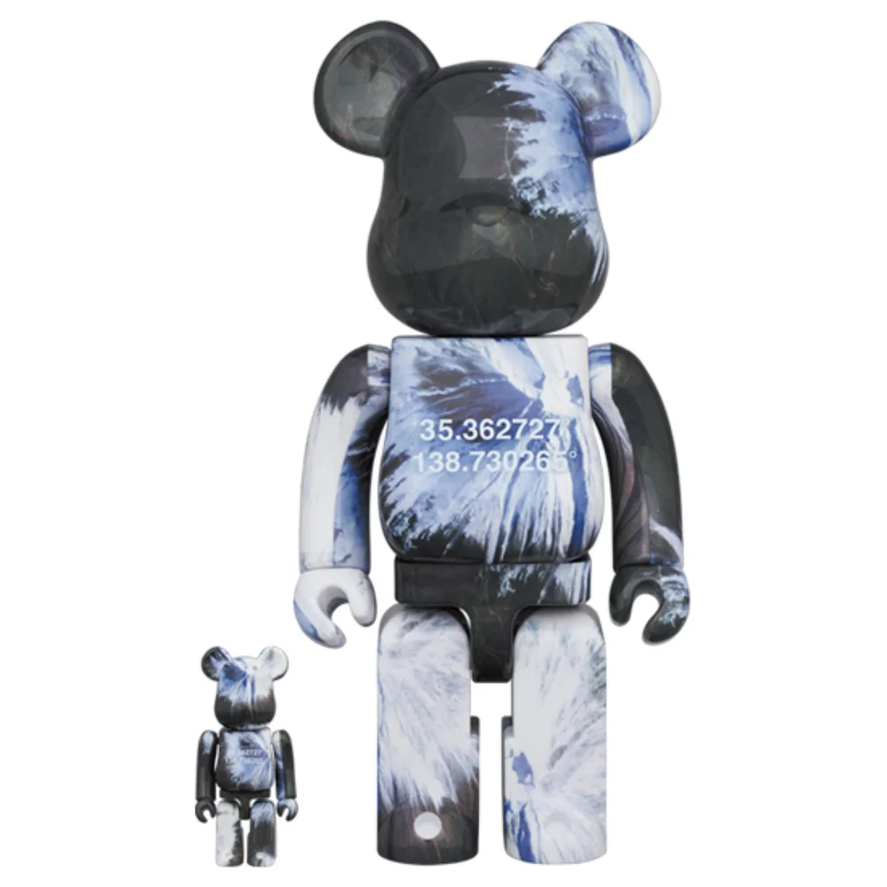 Medicom Benjamin Grant Overview: Mt. Fuji 100% X 400% Be@rbrick 2-Pack Afbeelding 1