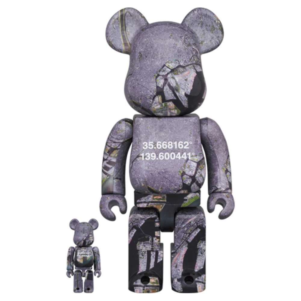 Medicom Benjamin Grant Overview: Tokyo 100% X 400% Be@rbrick 2-Pack Afbeelding 1