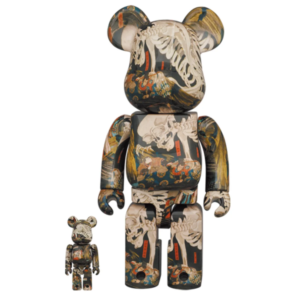Medicom Kuniyoshi Utagawa Soma's Kouchi Ura 100% X 400% Be@rbrick 2-Pack Afbeelding 1