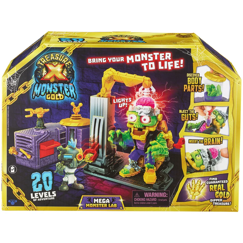 Treasure X - Monsters Gold Monster Lab Afbeelding 1