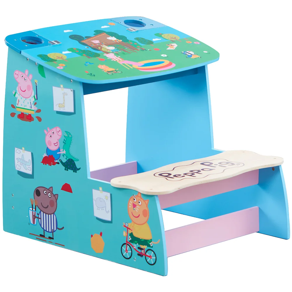 Peppa Pig - Wooden Play Desk Afbeelding 1