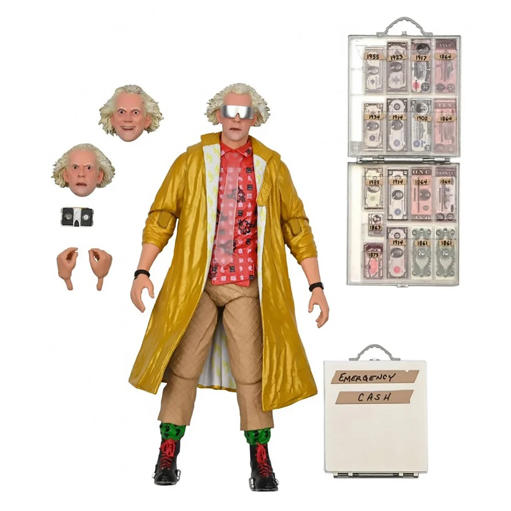 NECA Back to the Future 2 Doc Brown (2015) Ultimate 7 Inch Action Figure Afbeelding 1