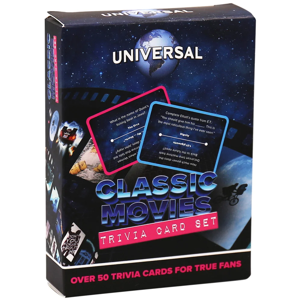 Classic Movies Trivia Card Set Afbeelding 1