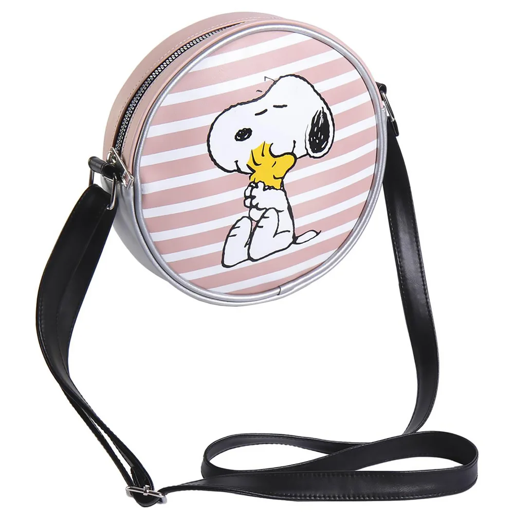 Snoopy and Woodstock Faux-Leather Shoulder Strap Handbag Afbeelding 1
