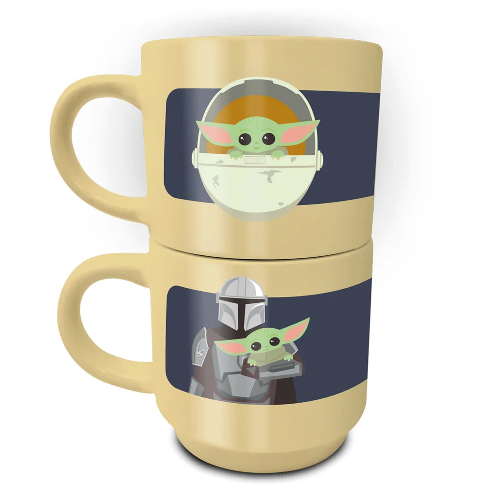 Star Wars: The Mandalorian (Stronger - Where I Go) Stack Mug Set Afbeelding 1