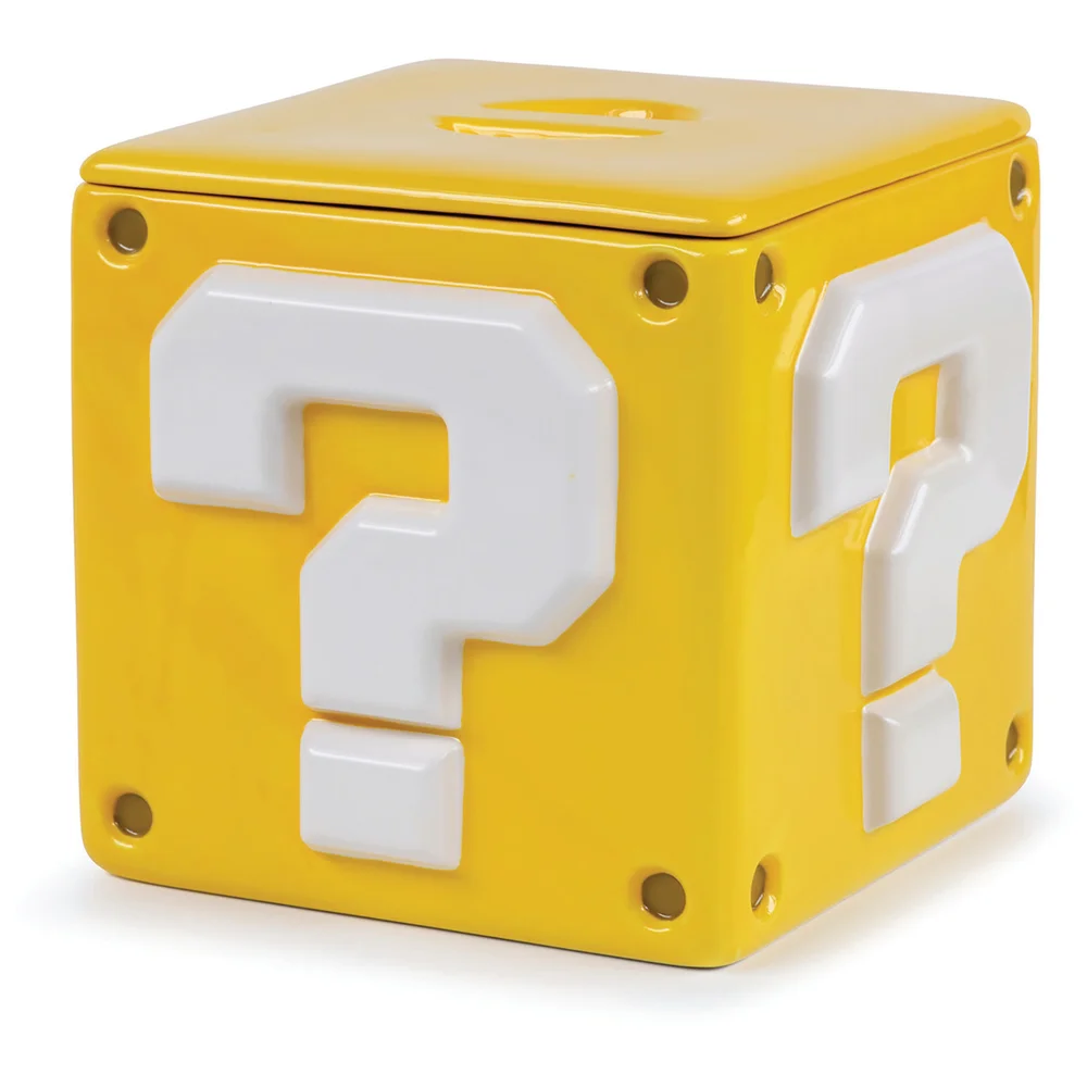 Super Mario Question Block Cookie Jar Afbeelding 1