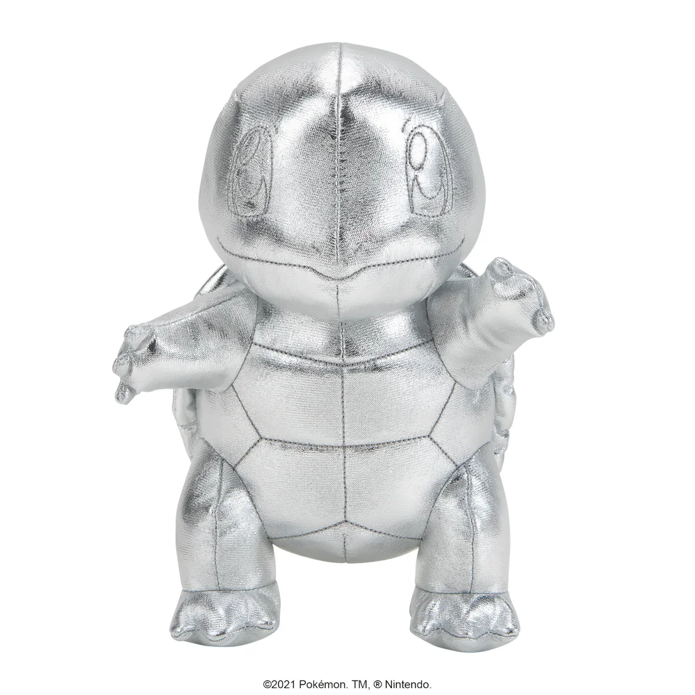 Pokémon 25th Celebration - 8" Silver Squirtle Plush Afbeelding 1
