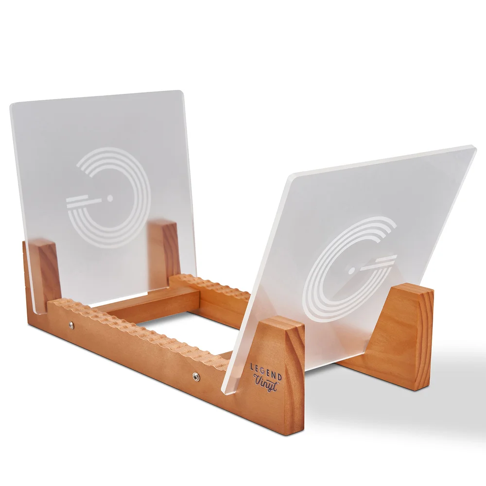 Legend Vinyl LP Shelf Display Unit with Acrylic Ends Afbeelding 1