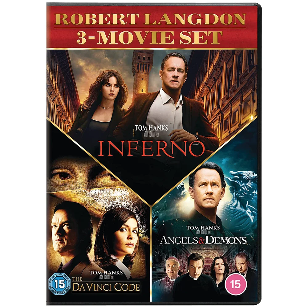 Angels & Demons / Da Vinci Code, The / Inferno 3 DVD Set (New Packaging) Afbeelding 1