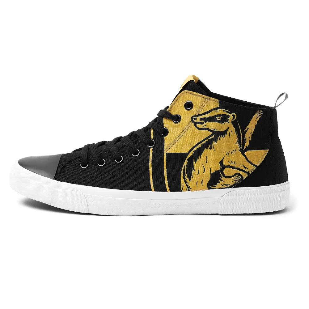Akedo x Harry Potter Hufflepuff High Top - Black - UK10 / EU44.5 Afbeelding 1