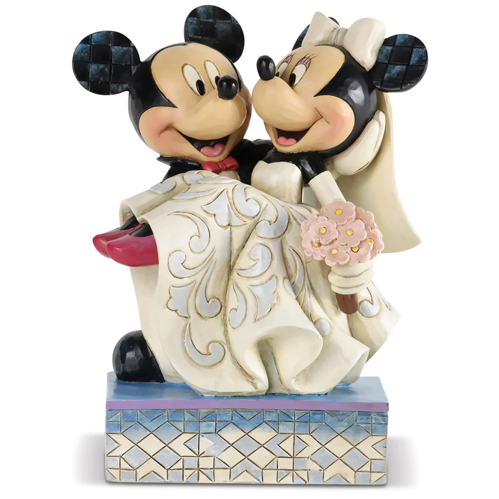 Disney Traditions Congratulations Mickey & Minnie Figurine Afbeelding 1