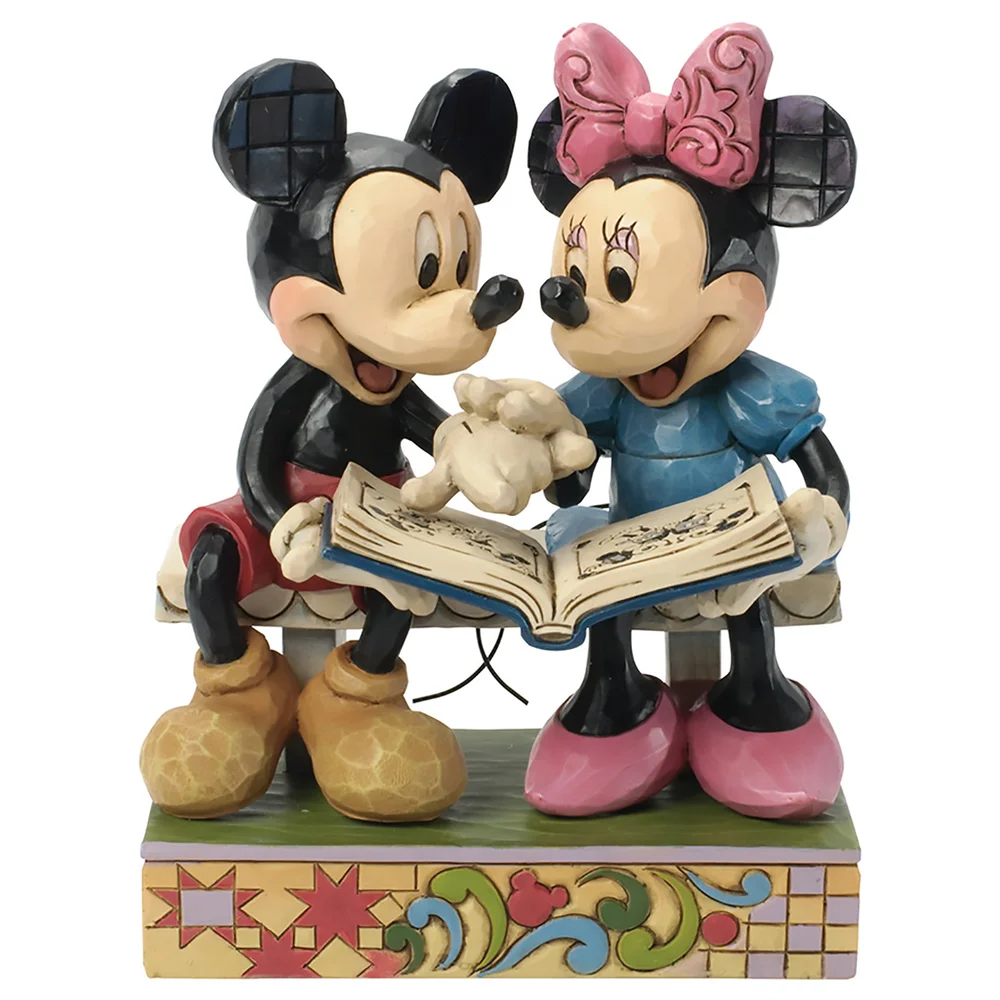 Disney Traditions Sharing Memories Mickey & Minnie 85th Anniversary Figurine Afbeelding 1