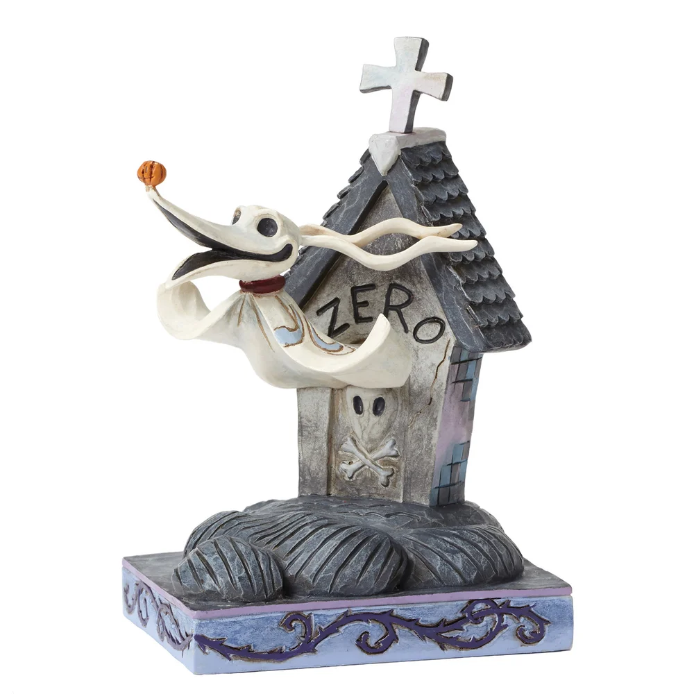 Disney Traditions Nightmare Before Christmas Floating Friend Zero Figurine Afbeelding 1