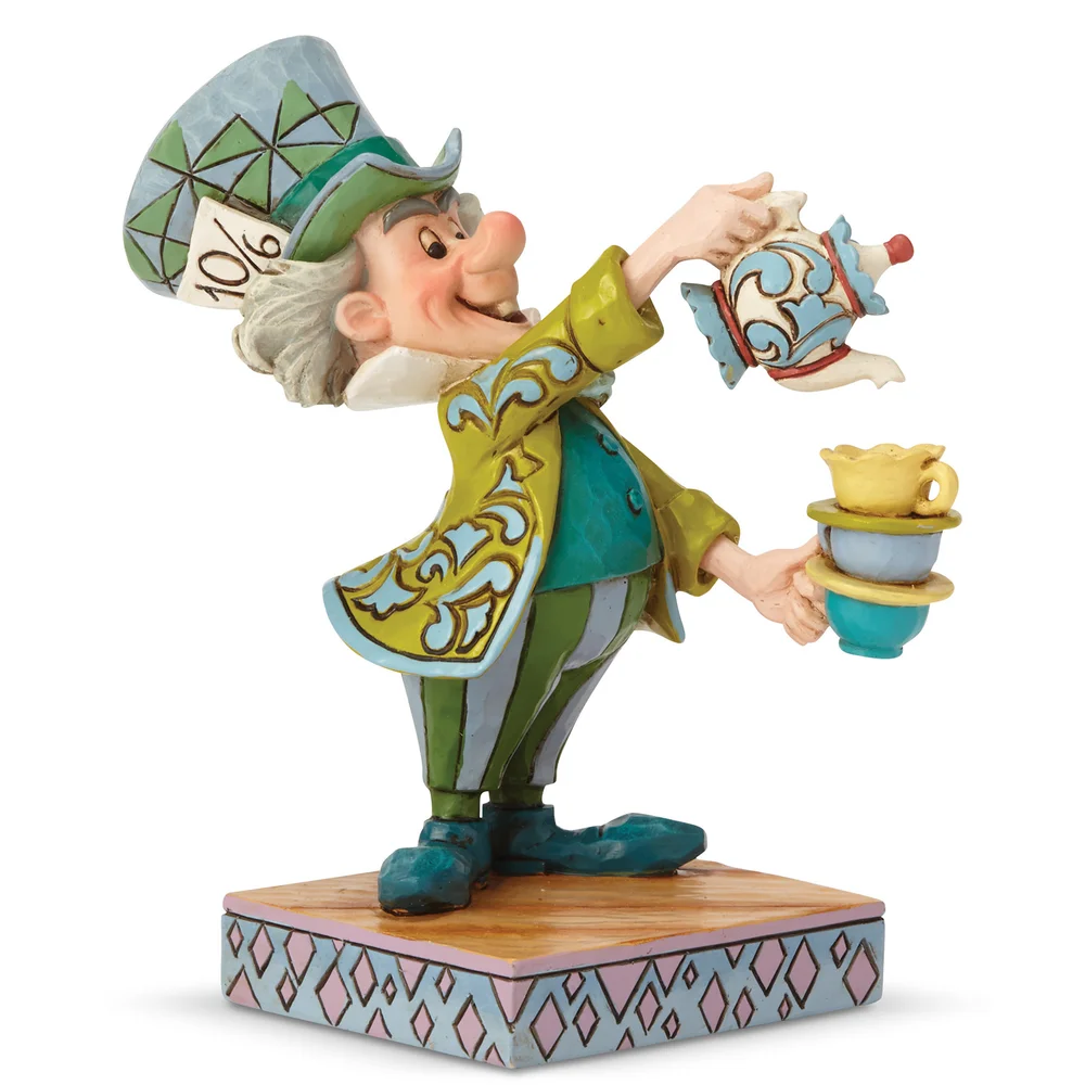 Disney Traditions 'A Spot Of Tea' Mad Hatter Figurine Afbeelding 1