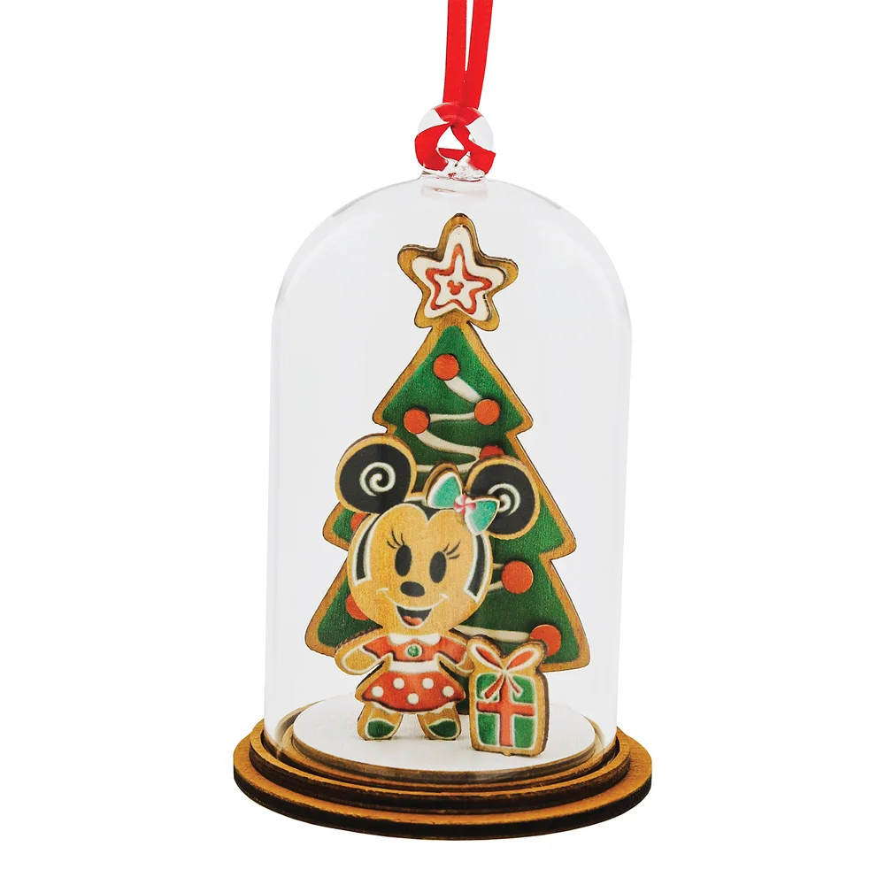Enchanting Disney Merry Christmas Minnie Figurine Afbeelding 1