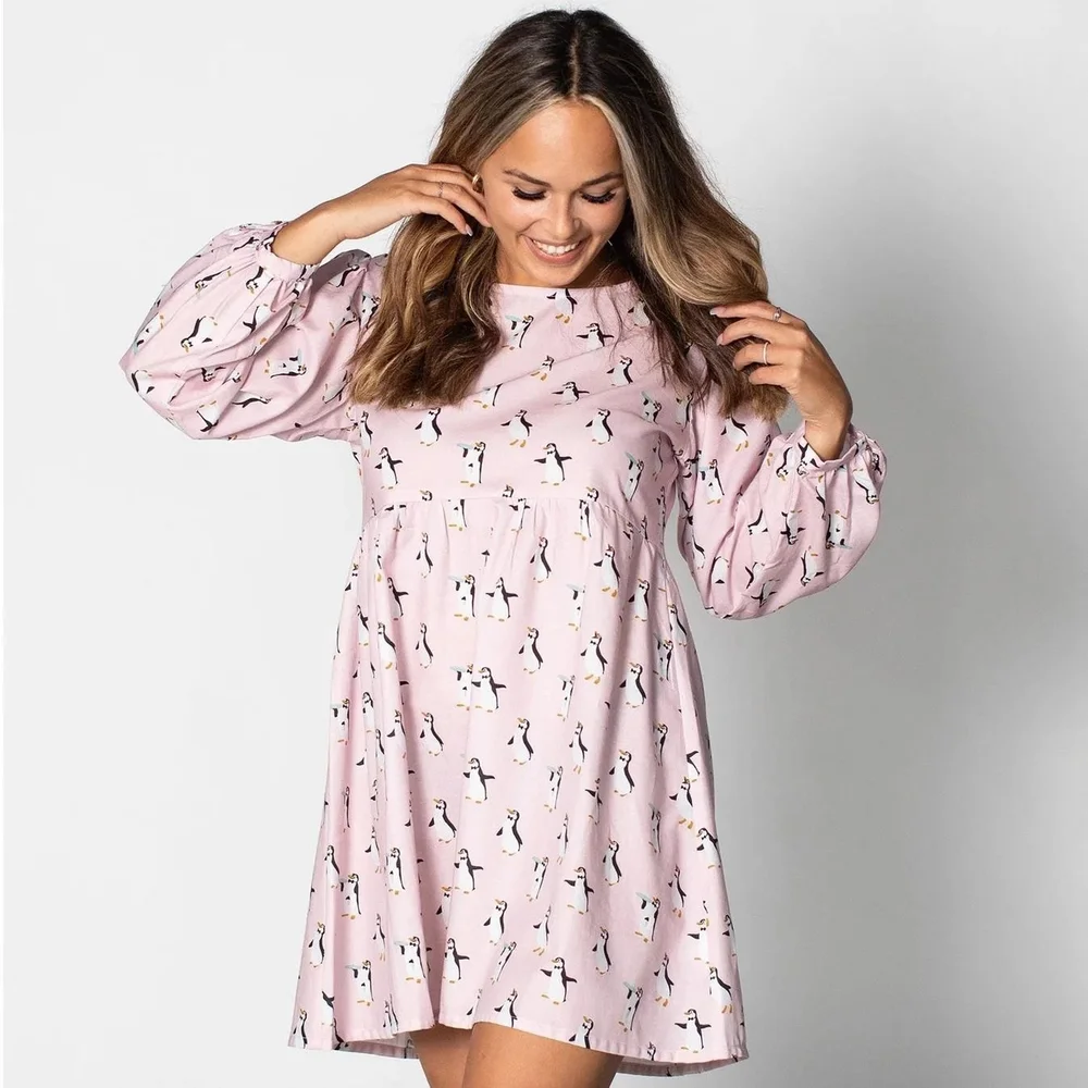 Cakeworthy Mary Poppins Penguin Long Sleeve Dress - S Afbeelding 1