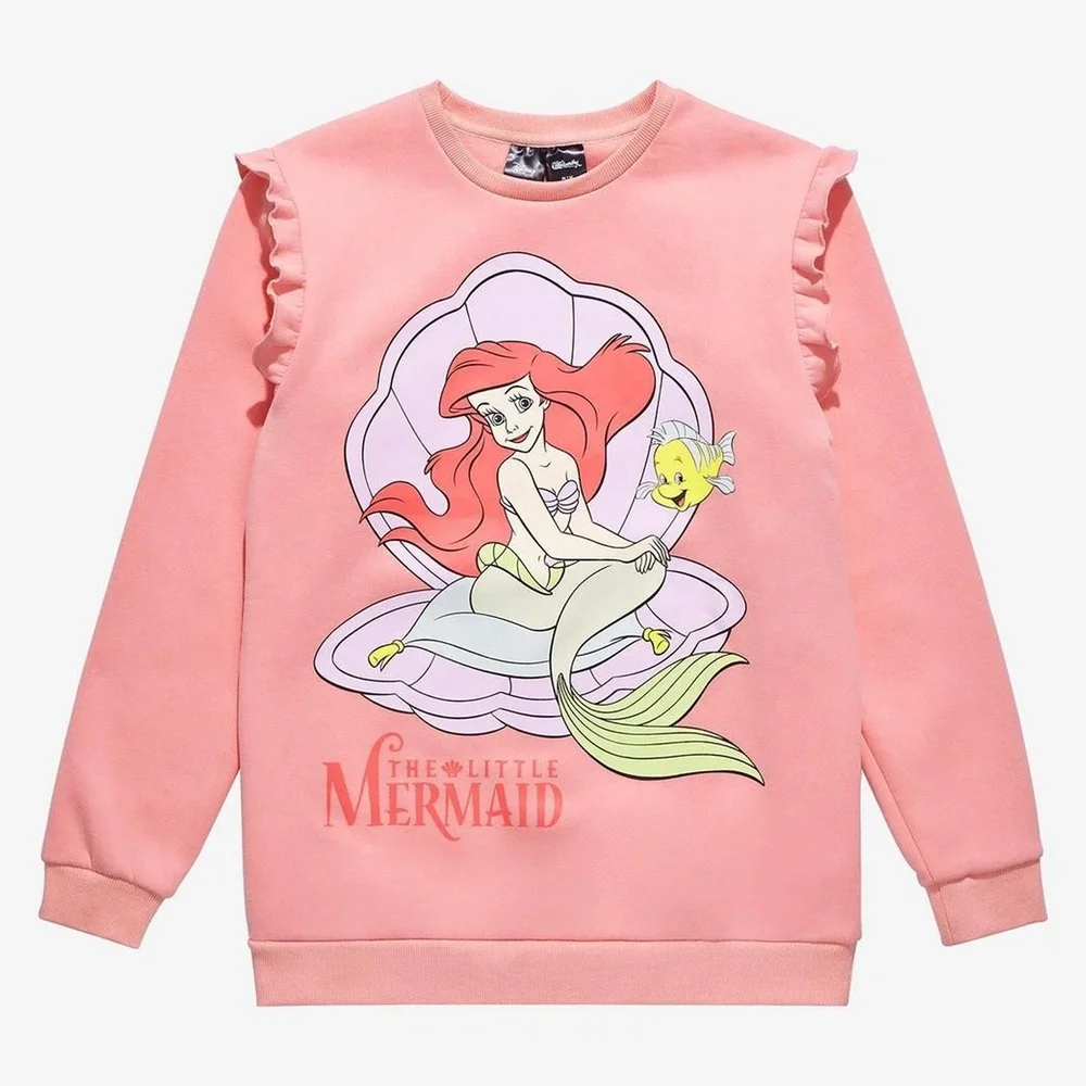 Cakeworthy The Little Mermaid Ruffle Sleeve Sweatshirt - M Afbeelding 1