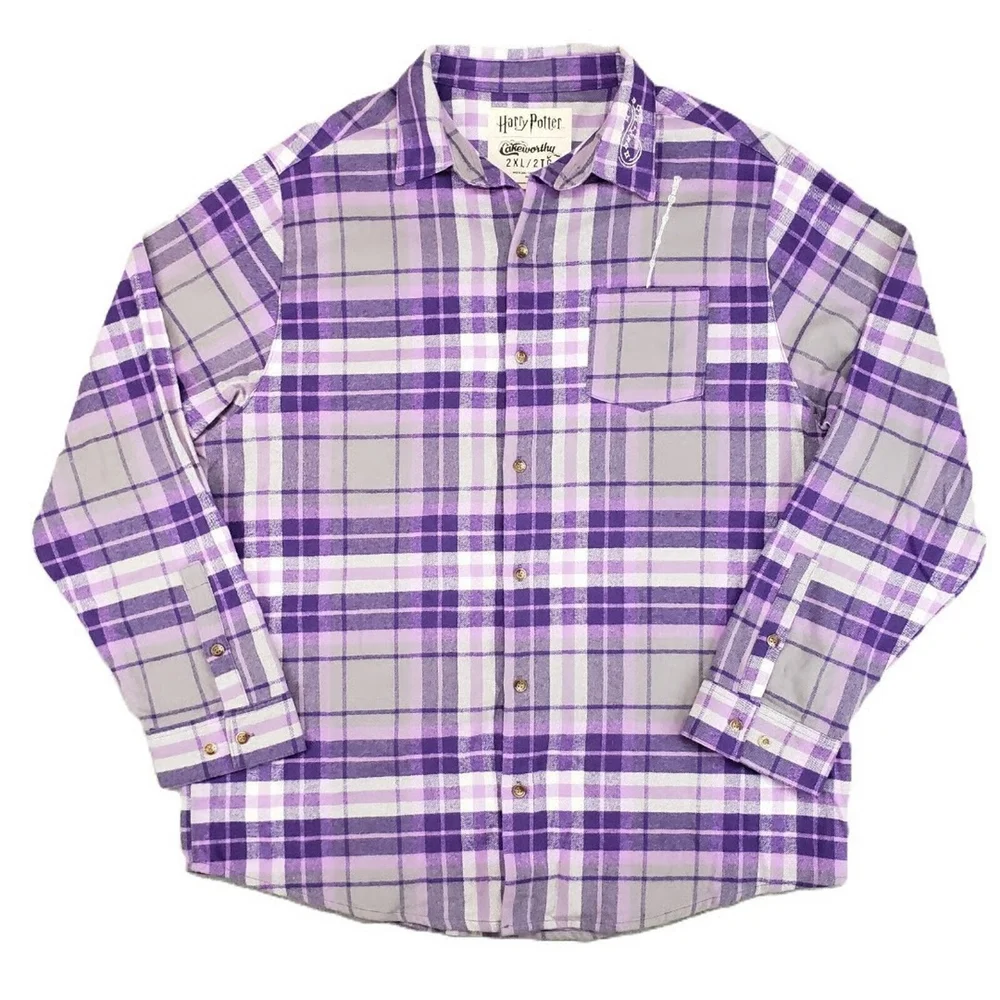 Cakeworthy Harry Potter Dumbledore Flannel Shirt - XL Afbeelding 1