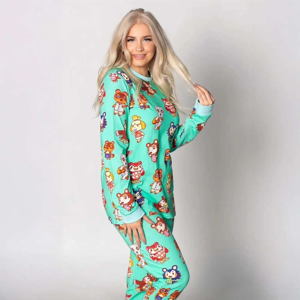 Cakeworthy Animal Crossing Pyjamas Set - XXXL Afbeelding 1