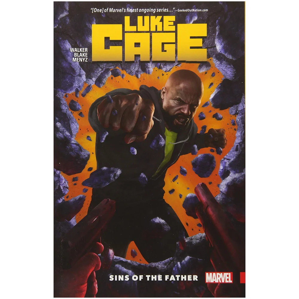 Marvel Comics Luke Cage Trade Paperback Vol 01 Sins Of The Father Graphic Novel Afbeelding 1