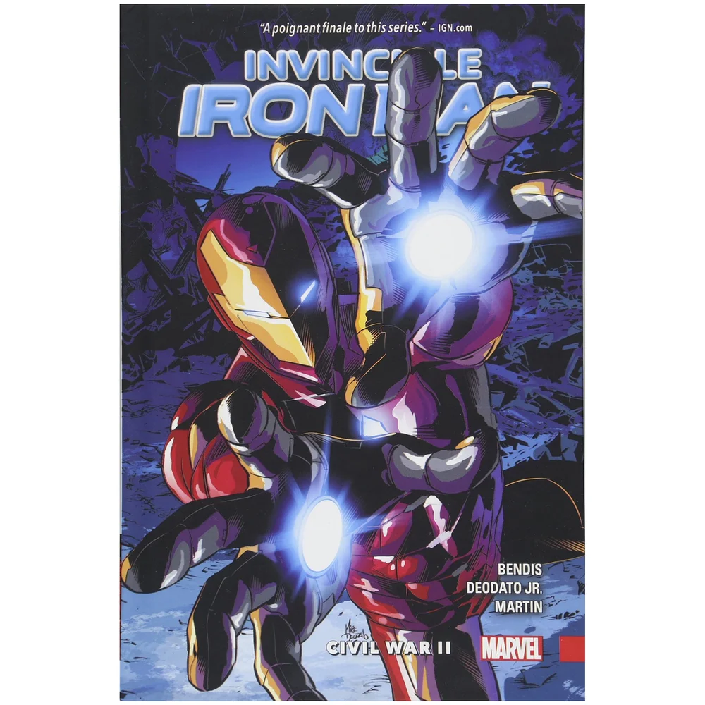 Marvel Comics Invincible Iron Man Trade Paperback Vol 03 Civil War Ii Graphic Novel Afbeelding 1