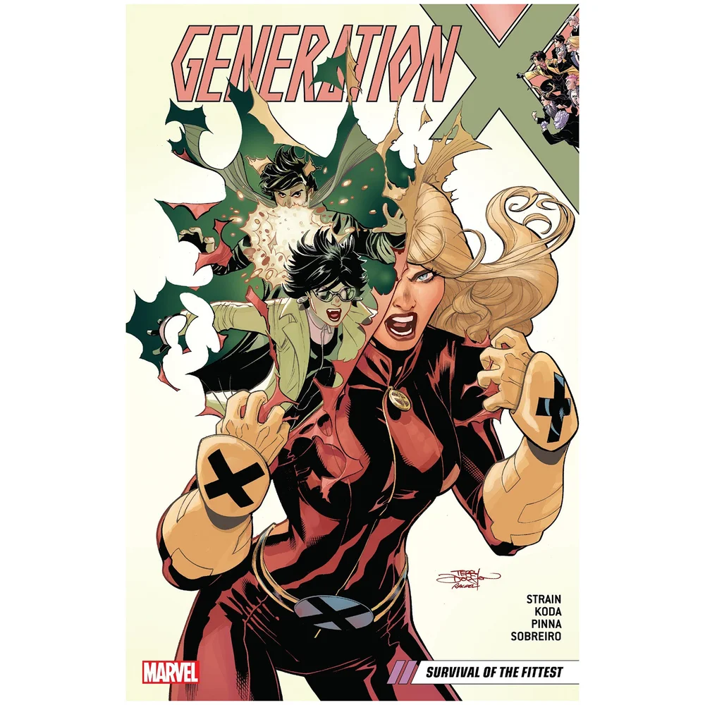 Marvel Comics Generation X Trade Paperback Vol 02 Survival Of The Fittest Graphic Novel Afbeelding 1