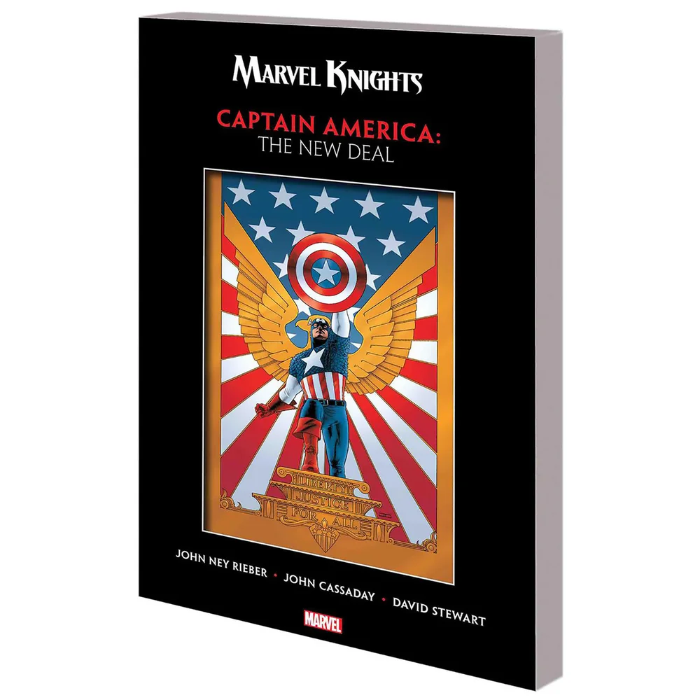 Marvel Comics Marvel Knights Captain America Rieber Cassaday Trade Paperback New Deal Graphic Novel Afbeelding 1