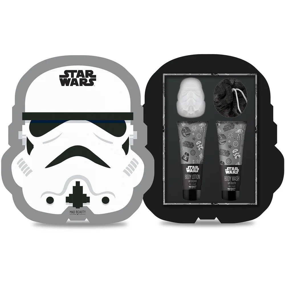 Star Wars - Stormtrooper Gift Set with Puff, Body Wash, Lotion and Fizzer Afbeelding 1