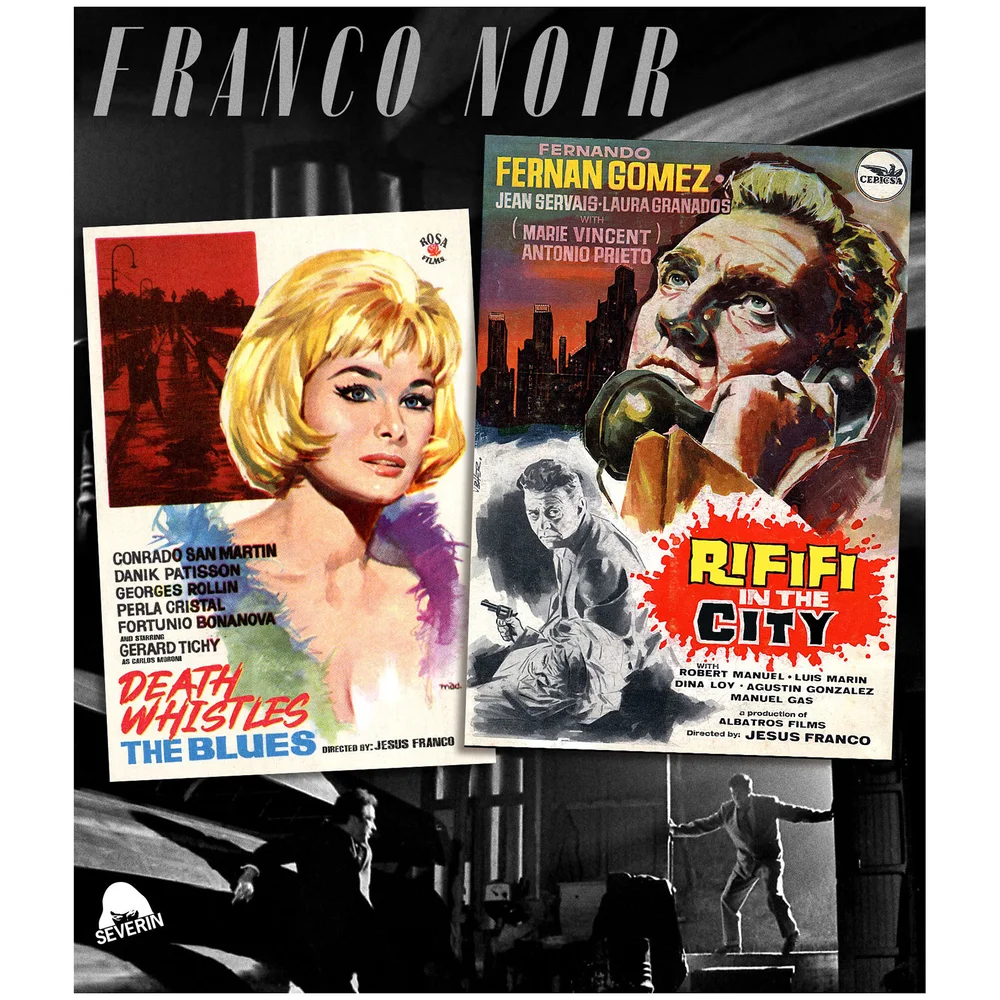 Franco Noir: Death Whistles The Blues / Rififi In The City (US Import) Afbeelding 1